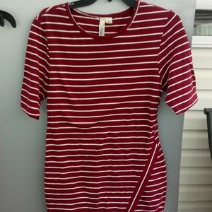 Feathers S/S Striped Dress Size XL